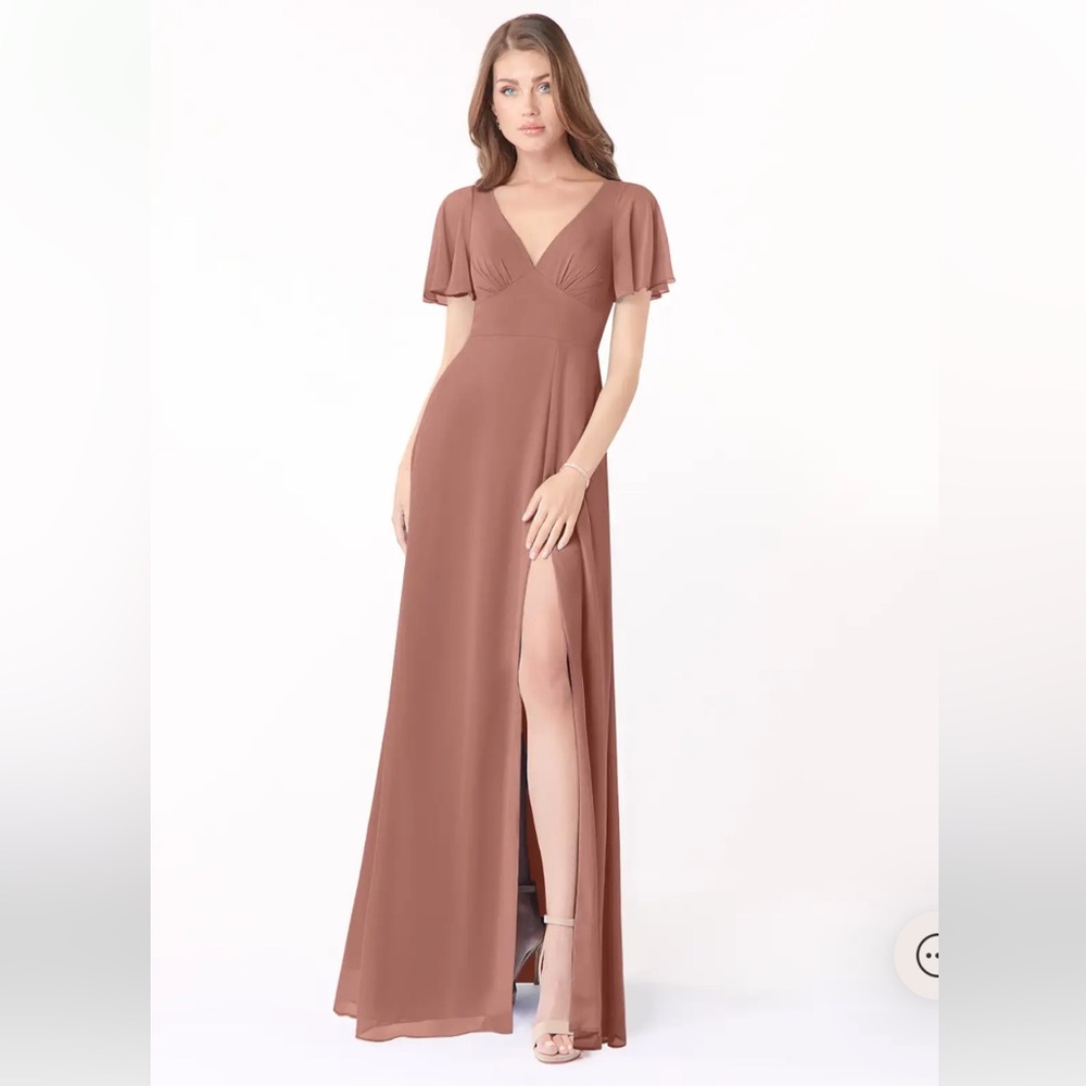 Elegant Rust Maxi Dress